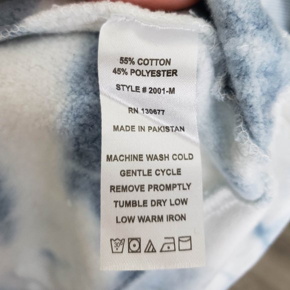 Vineyard Crew 'Venice Florida' Tie Dye Sweatshirt Grey/White Size Small - Picture 10 of 11